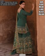 Festive Wear Sharara Suits, That Gives Luxurious Look To Ladies Are Available On Our Website