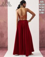 Immerse Yourself In The Sophistication Of Our Crop Top And Plazo Set Specially For Parties