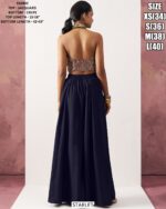 Immerse Yourself In The Sophistication Of Our Crop Top And Plazo Set Specially For Parties