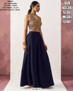 Immerse Yourself In The Sophistication Of Our Crop Top And Plazo Set Specially For Parties