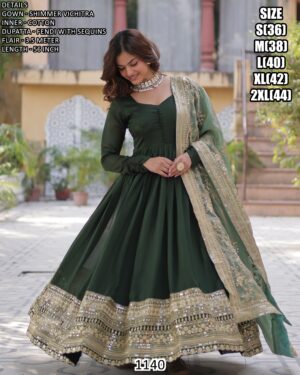Buy Now! Function Special Long Anarkali Style Readymade Gown Suits
