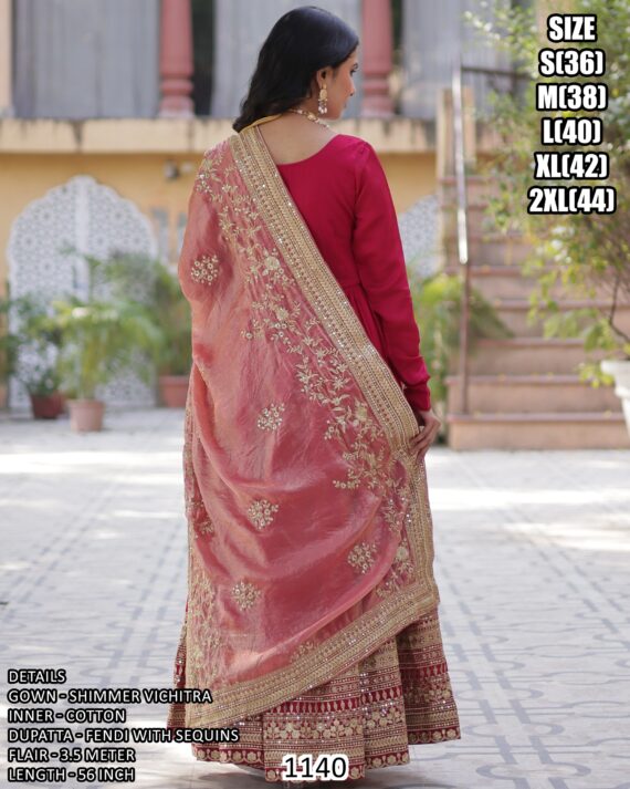 Buy Now! Function Special Long Anarkali Style Readymade Gown Suits