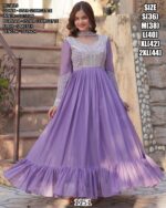 Complete Your Occasional Look With Fit And Flared Anarkali Gown With Dupatta