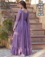 Complete Your Occasional Look With Fit And Flared Anarkali Gown With Dupatta