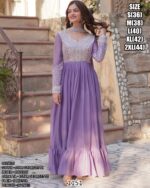 Complete Your Occasional Look With Fit And Flared Anarkali Gown With Dupatta