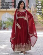 Get Ready To Dazzle In This Stunning Set Of Two Readymade Gowns From Ethnicrang