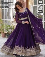 Get Ready To Dazzle In This Stunning Set Of Two Readymade Gowns From Ethnicrang