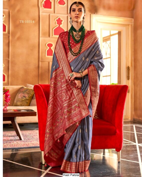 Explore Our Premium And Authentic Saree Collection, Showcasing Patola Design