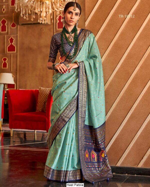 Explore Our Premium And Authentic Saree Collection, Showcasing Patola Design
