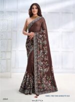 Un-Stitched Partywear Sarees Are Available In The Latest Styles! Buy Now!