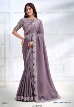 Un-Stitched Partywear Sarees Are Available In The Latest Styles! Buy Now!