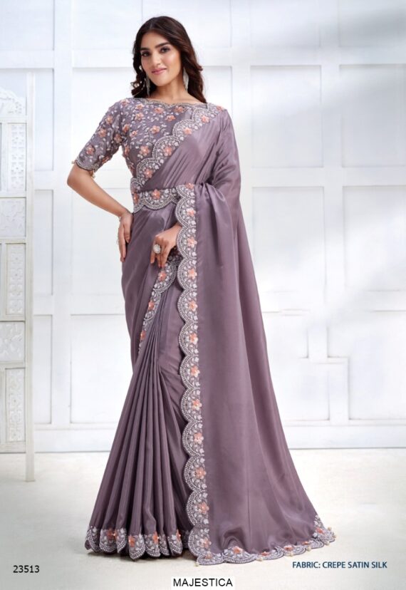 Un-Stitched Partywear Sarees Are Available In The Latest Styles! Buy Now!