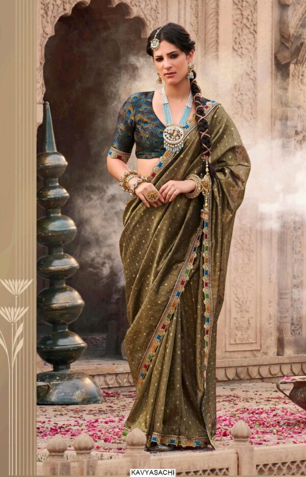 Shop Indian Wedding Ceremony Un-Stitched Sarees Online