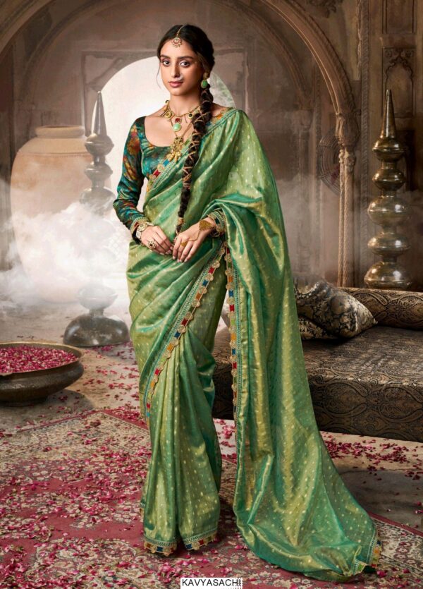 Shop Indian Wedding Ceremony Un-Stitched Sarees Online