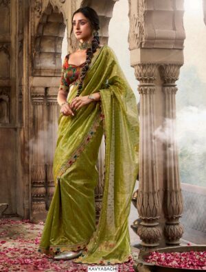 Shop Indian Wedding Ceremony Un-Stitched Sarees Online