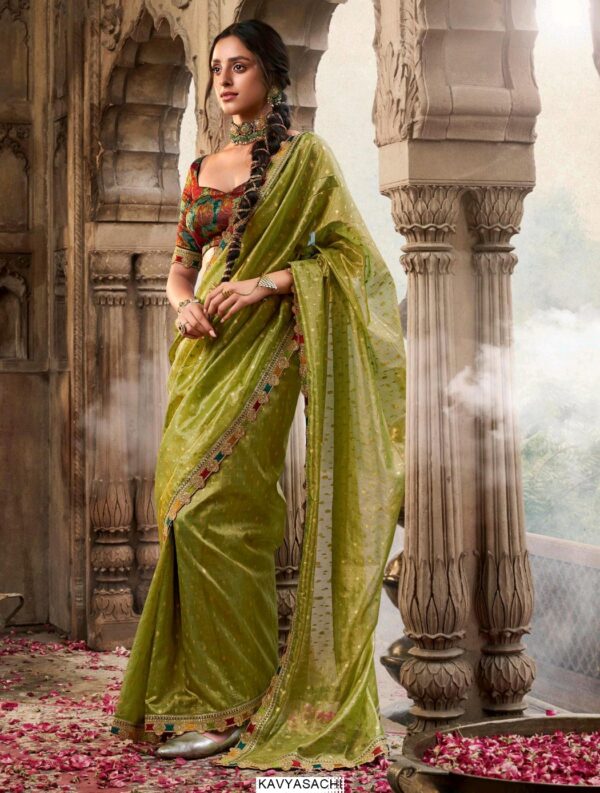 Shop Indian Wedding Ceremony Un-Stitched Sarees Online