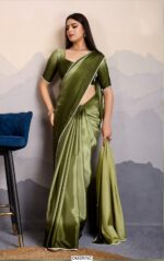 Shine Bright - Ombre Shaded Crape Satin Un-Stitched Sarees In Stunning Colours