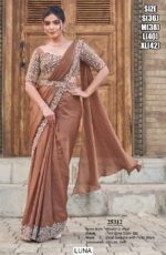 Presenting Some Outstanding Designer Party Style Ready To Wear Sarees