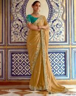 Book Online Designer Traditional Style Wedding Wear Un-Stitched Saree With Blouse