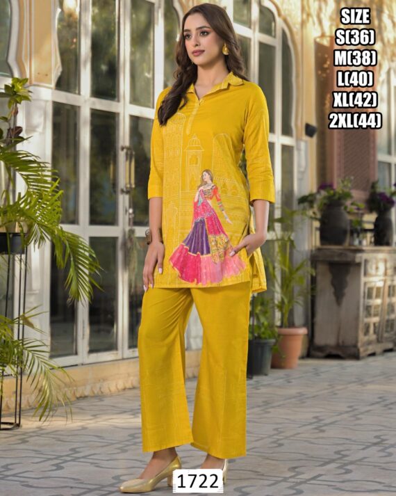 Shop Printed Cotton Co-ord Sets For Women, Perfect For Casual And Office Wear, Available Online Now!