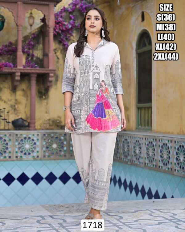 Shop Printed Cotton Co-ord Sets For Women, Perfect For Casual And Office Wear, Available Online Now!