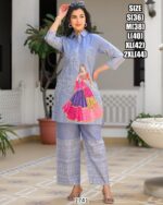 Shop Printed Cotton Co-ord Sets For Women, Perfect For Casual And Office Wear, Available Online Now!