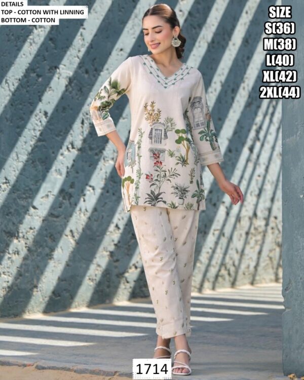 We Are Offering Cotton Summer Wear Cord Sets Collection 2025