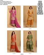 Most Trending Wedding Special Rust Bandhani Printed Plazo Style Salwar Suit With Dupatta