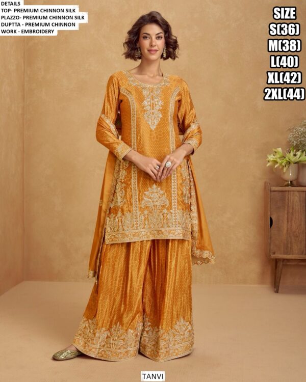 Most Trending Wedding Special Rust Bandhani Printed Plazo Style Salwar Suit With Dupatta