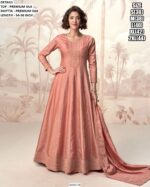 Glamorous Long Gown And Dupatta Set For Evening Wear