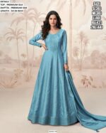 Glamorous Long Gown And Dupatta Set For Evening Wear