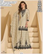 Sayuri Reyna Ivory And Black Designer Plazo Suits Latest Collection 2025