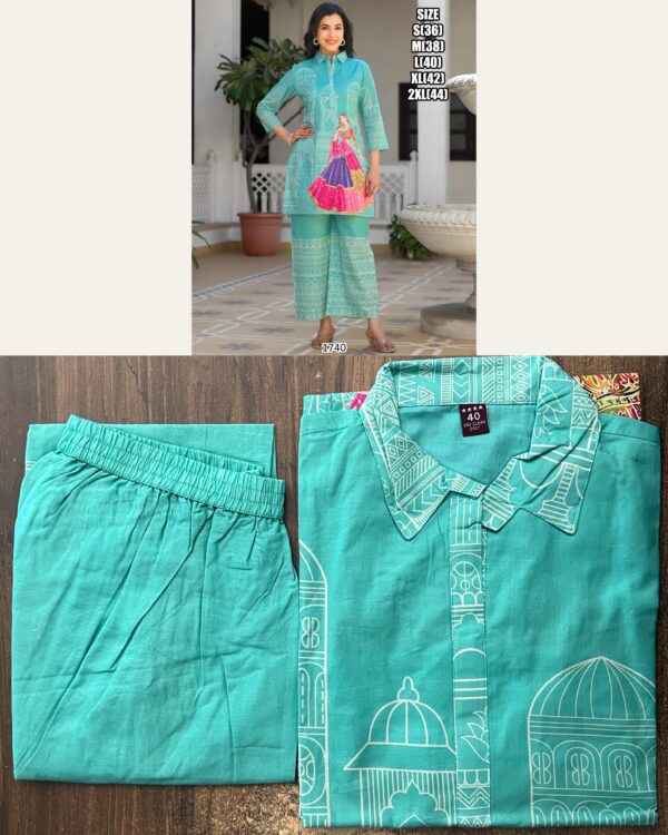 Shop Printed Cotton Co-ord Sets For Women, Perfect For Casual And Office Wear, Available Online Now!