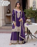 Showcase Your Unique Sense Of Style With This Elegant And Trendy Plazo Style Suits