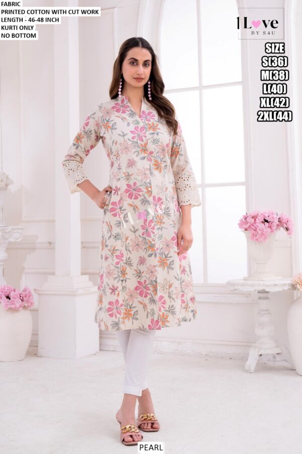 Ethnicrang's New Summer Collection, Stunning Designer Summer Wear Printed Cotton Kurtis Only!