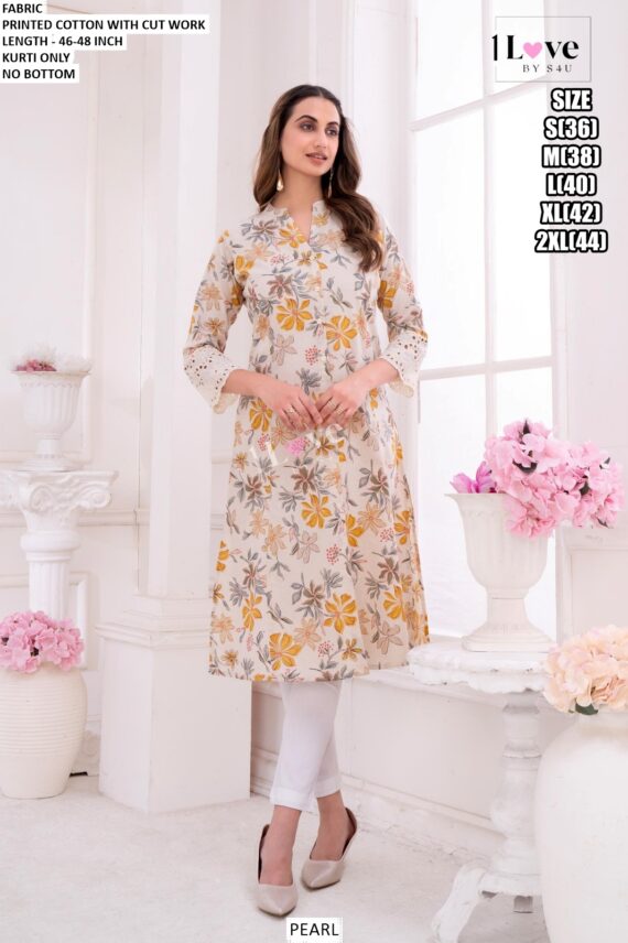 Ethnicrang's New Summer Collection, Stunning Designer Summer Wear Printed Cotton Kurtis Only!