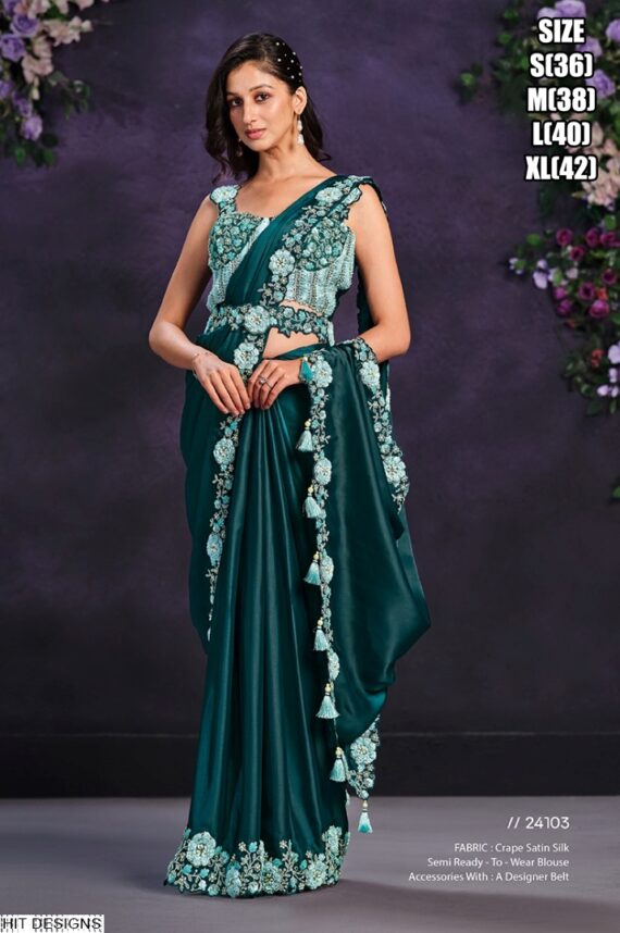 Ethnicrang Showcases Stunning Styles In Ready To Wear Sarees (One Minute Sarees)
