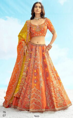 Wedding Special Designer Lehenga Choli Online Shopping For Bride