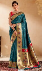 Buy Indian Wedding Sarees Online, Woven Worked Paithani Saree Collection