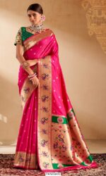 Buy Indian Wedding Sarees Online, Woven Worked Paithani Saree Collection
