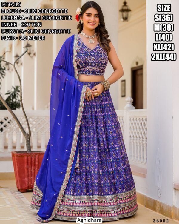 Simple And Beautiful Wedding And Party Style Ready To Wear Lehenga Choli