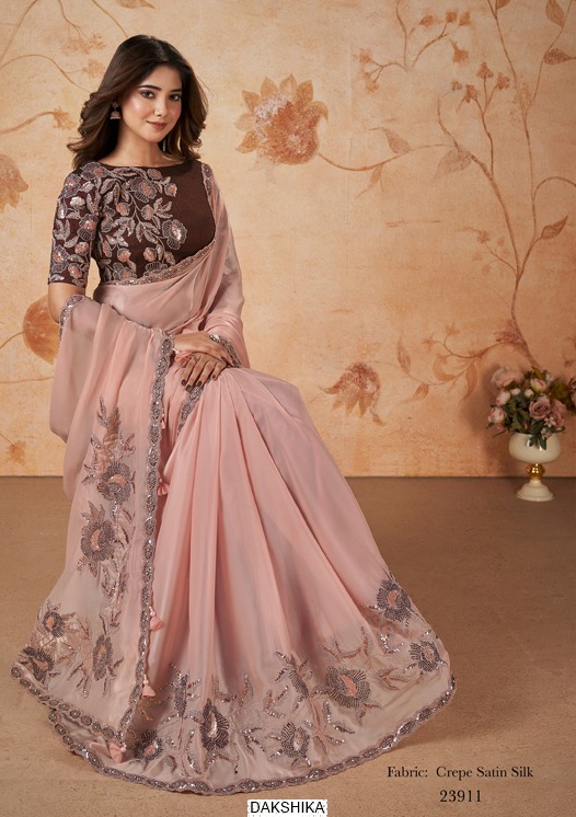 Introducing Our Elegant Party Wear Designer Un-Stitched Saree Collection 2025