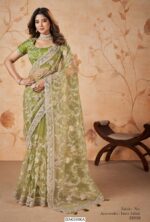 Introducing Our Elegant Party Wear Designer Un-Stitched Saree Collection 2025