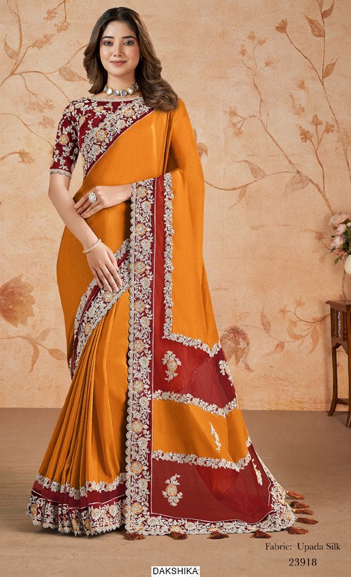 Introducing Our Elegant Party Wear Designer Un-Stitched Saree Collection 2025