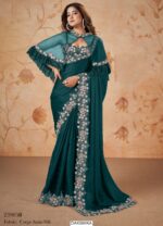Introducing Our Elegant Party Wear Designer Un-Stitched Saree Collection 2025