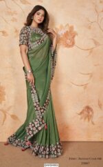 Introducing Our Elegant Party Wear Designer Un-Stitched Saree Collection 2025