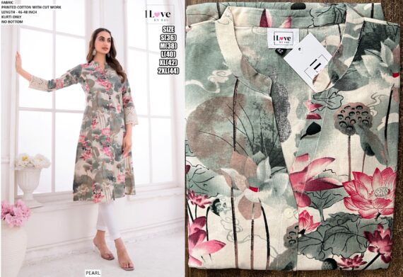 Ethnicrang's New Summer Collection, Stunning Designer Summer Wear Printed Cotton Kurtis Only!