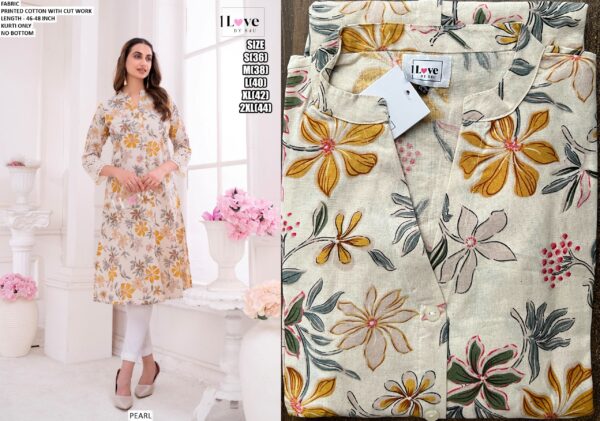 Ethnicrang's New Summer Collection, Stunning Designer Summer Wear Printed Cotton Kurtis Only!