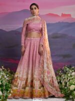 Viscose Russain Zardosi Worked Semi-Stitched Bridal Lehenga Choli Collection