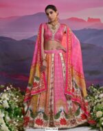 Viscose Russain Zardosi Worked Semi-Stitched Bridal Lehenga Choli Collection